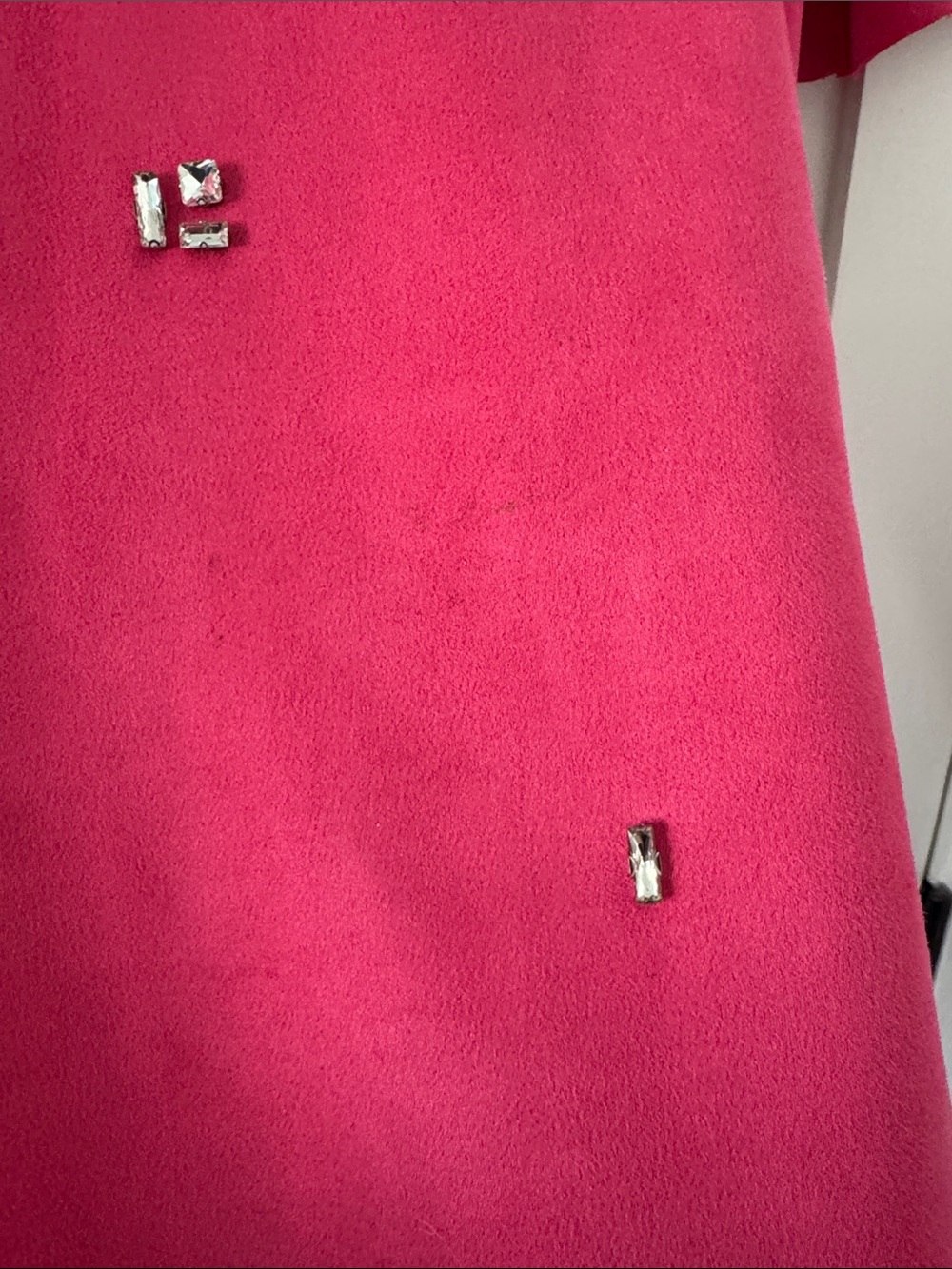 ZARA Vibrant Hot Pink Crewneck Dress - Picture 3 of 4